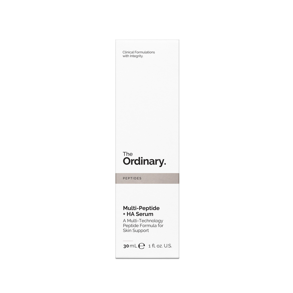 The Ordinary Sérum Multi-Peptides + HA Un sérum peptidique anti-âge multi-action.