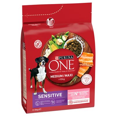PURINA ONE Medium/Maxi Sensitive Lachs