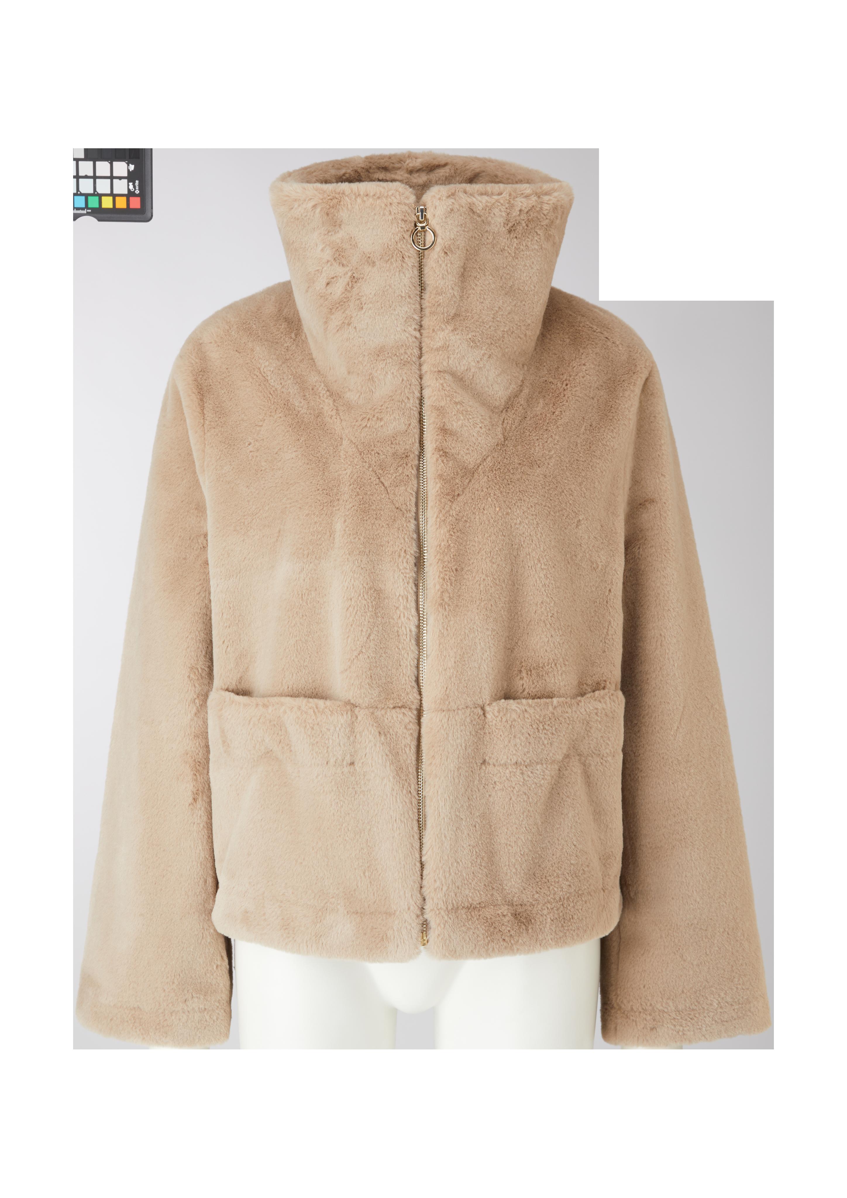 Weite Jacke aus Teddyplüsch  2122003-8166