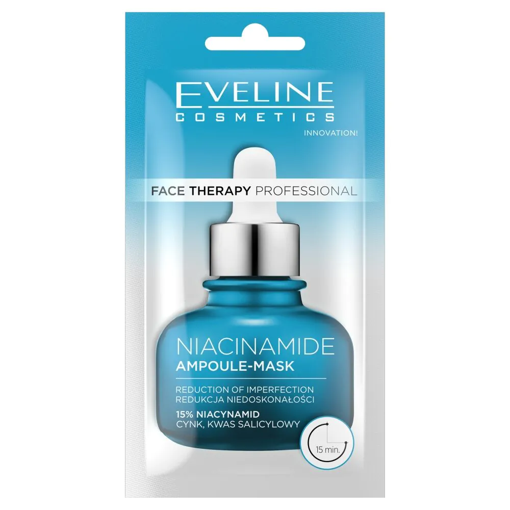 Eveline cosmetics Face Therapy Professional Ampoule-maske Cremet maske, niacinamid