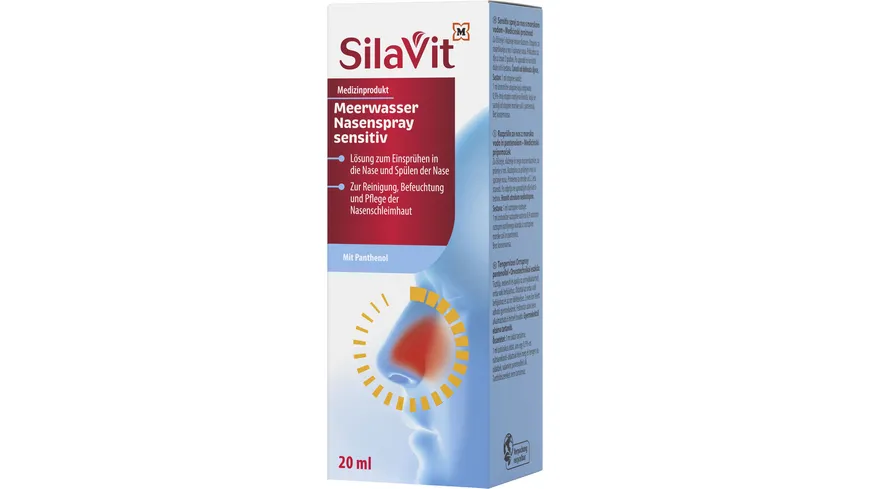 SilaVit Nasenspray Meerwasser Sensitiv 20 ml