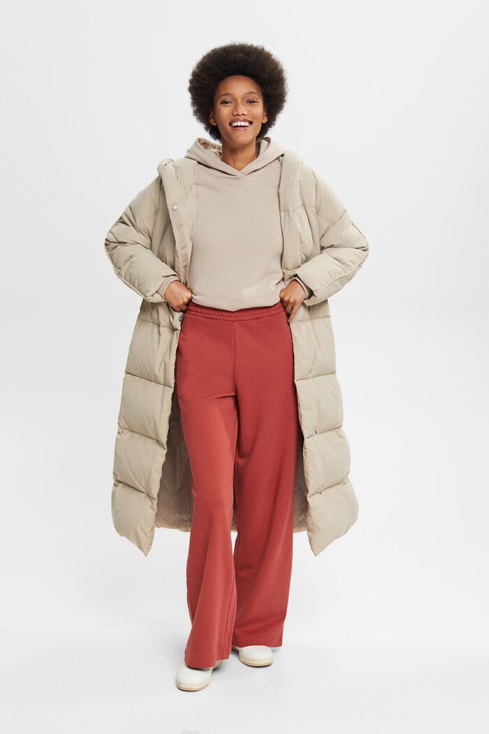 High-Rise-Pants im Jogger-Style mit weitem Bein