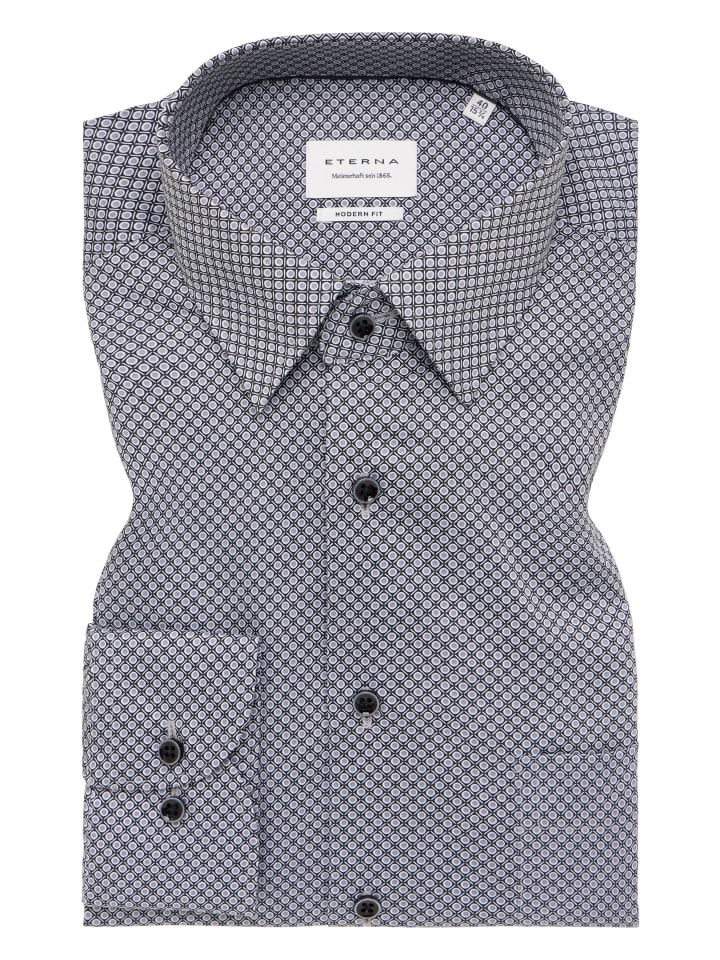 Eterna Hemd MODERN FIT in grau günstig kaufen