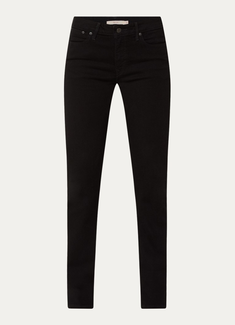Calça jeans Levi's de cintura alta, corte slim e com elastano.