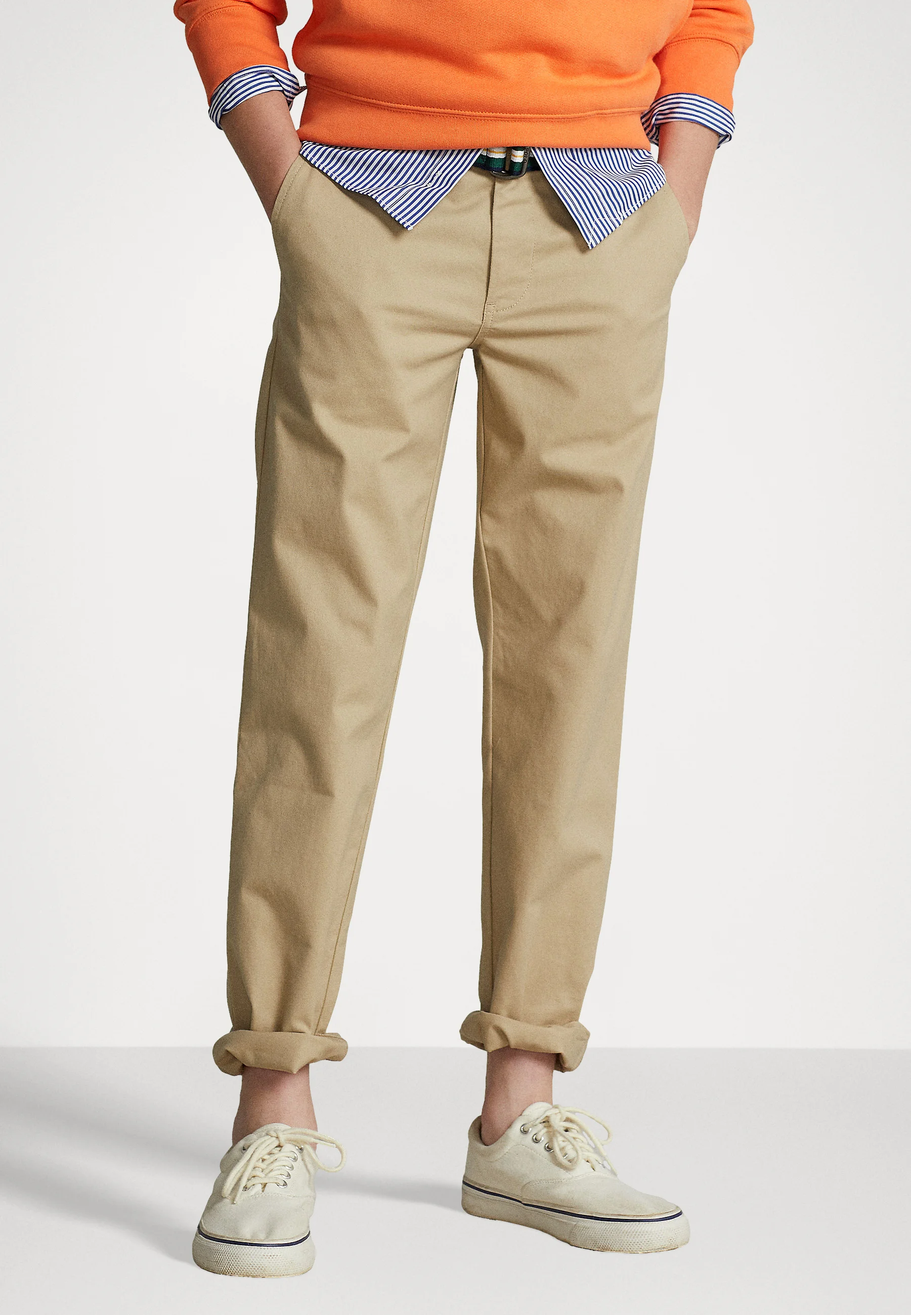 Pantalones Bedford de Polo Ralph Lauren con parte delantera plana - Pantalones