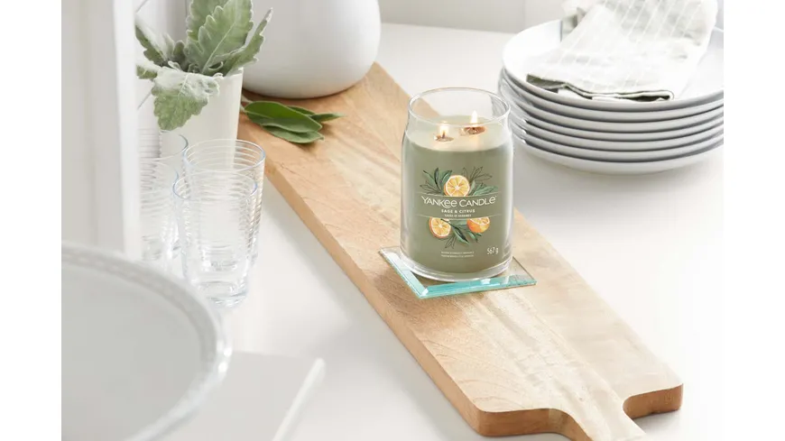Yankee Candle Duftkerze Signature Large Jar Sage & Citrus Sage & Citrus