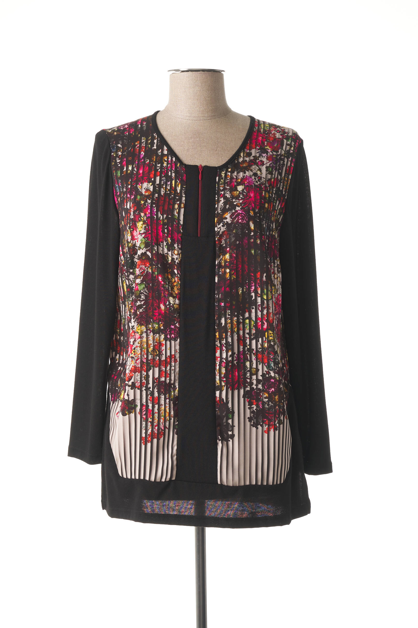 Guy Dubouis Tuniquemanchelongue Femme couleur noir