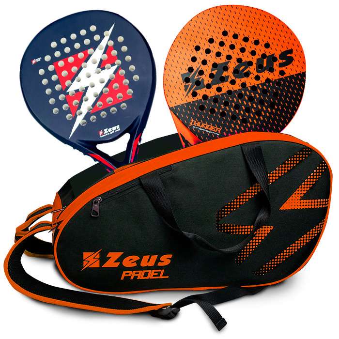 Zeus Padel Bag Padelschläger Tasche schwarz orange