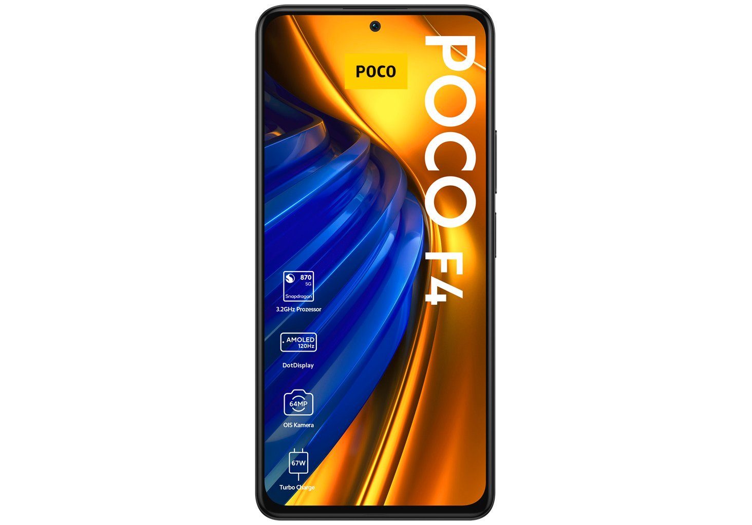Xiaomi POCO F4 6GB+128GB Smartphone (16,9 cm/6,67 Zoll, 128 GB Speicherplatz, 64 MP Kamera)