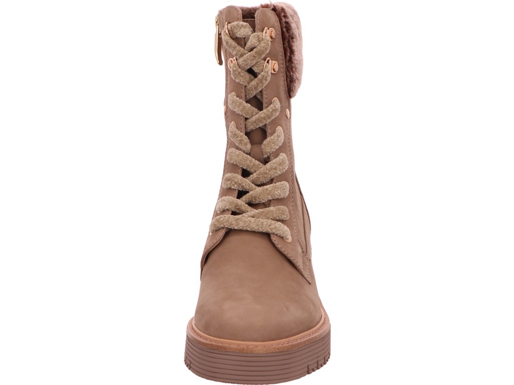 REGARDE LE CIEL Stiefeletten braun Schnürstiefel Absatz Boot Damen Braun Ma