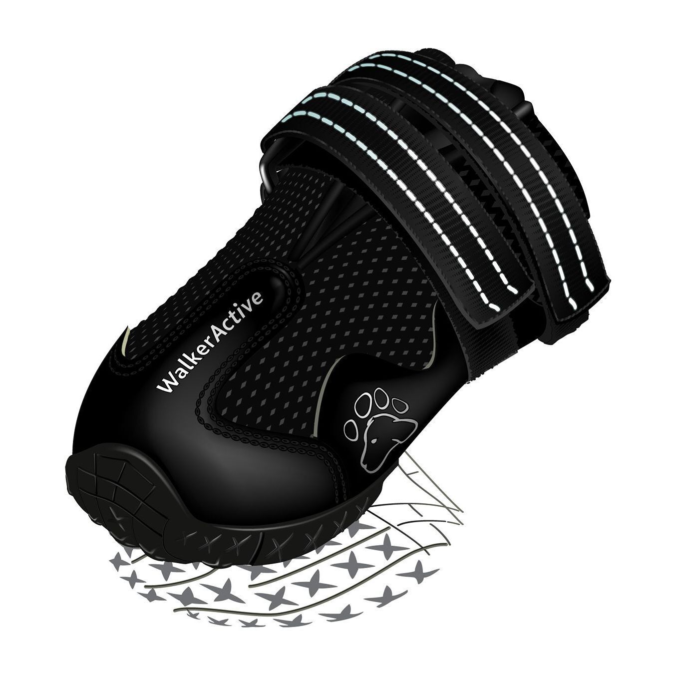 Trixie Hundeschuhe Trixie Pfotenschutz Walker Active M