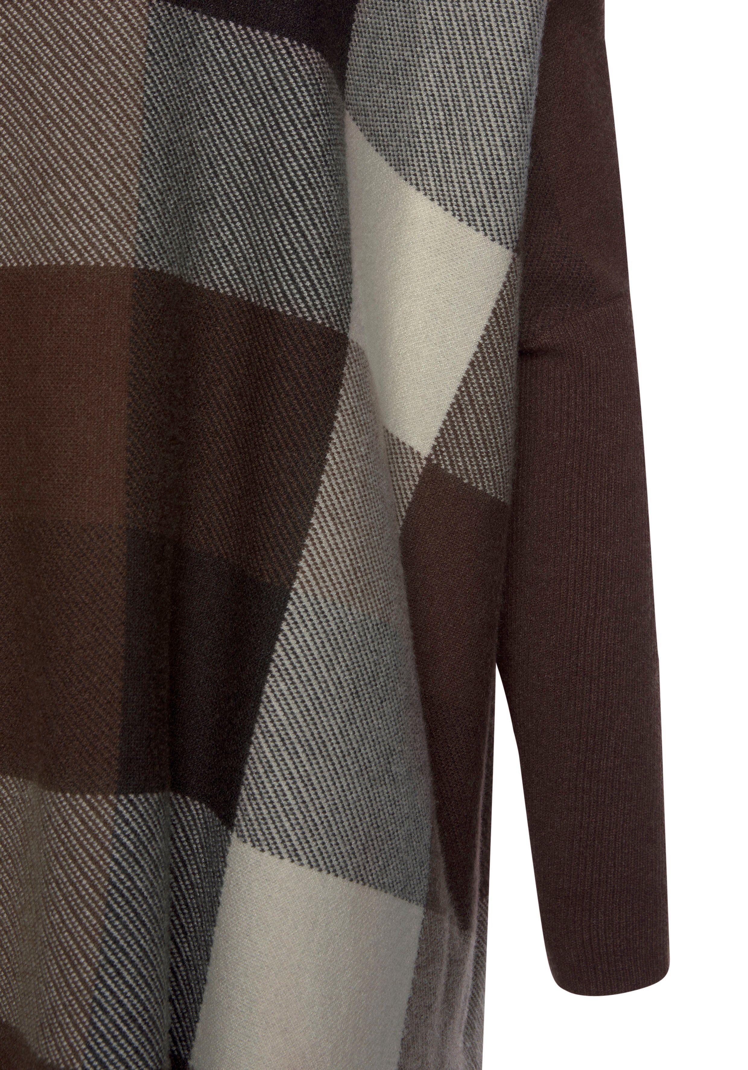LASCANA Rollkragenpullover im lässigen Poncho-Style