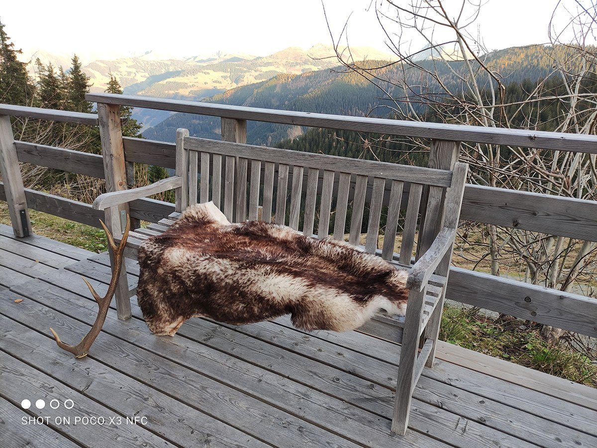 Fellteppich Schaffell geflammt - ökologisch gegerbt, Alpenfell GmbH, fellförmig, Höhe: 50 mm