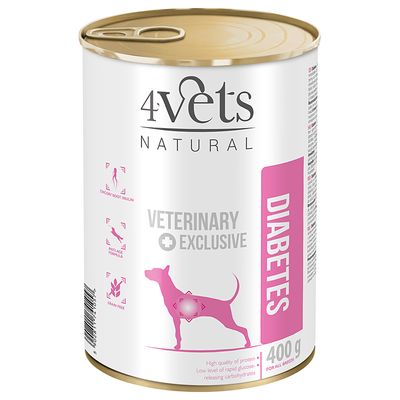 4Vets Natural Hund Diabetes 400 g