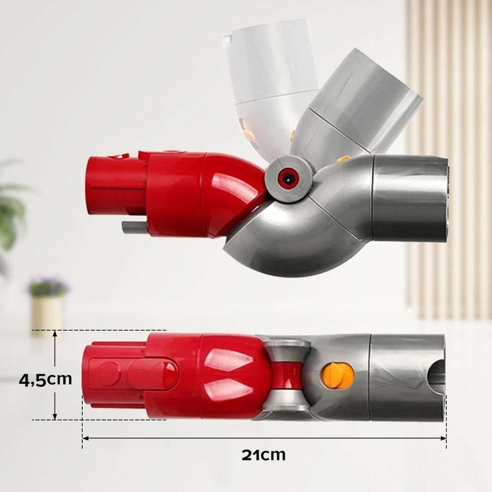 Zubehör-Set Adapter für Niedrige Reichweite für Dyson-Staubsauger V7, V8, V10, V11, Melteine, (1-tlg)
