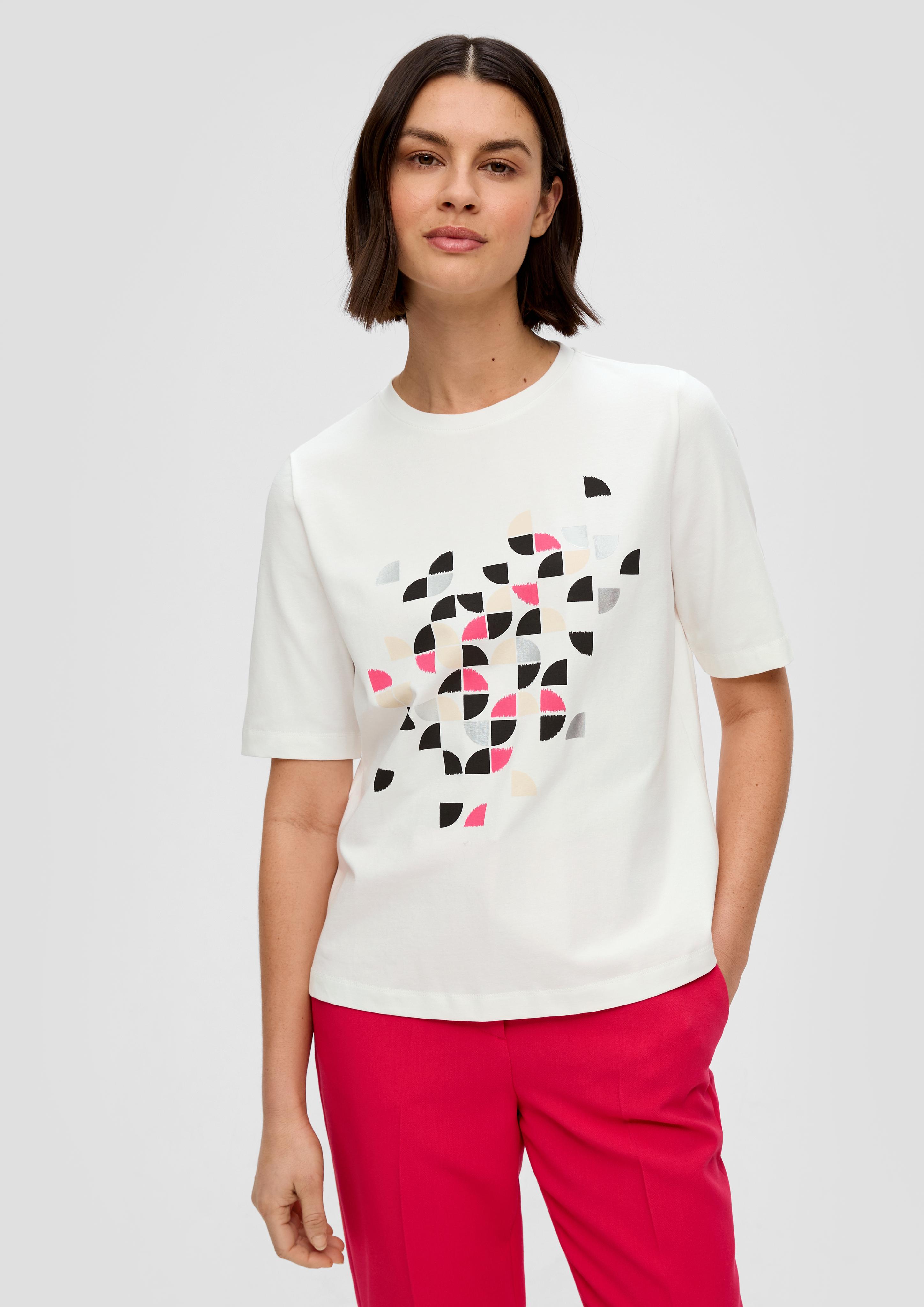 T-Shirt mit Frontprint  2151424-02D7