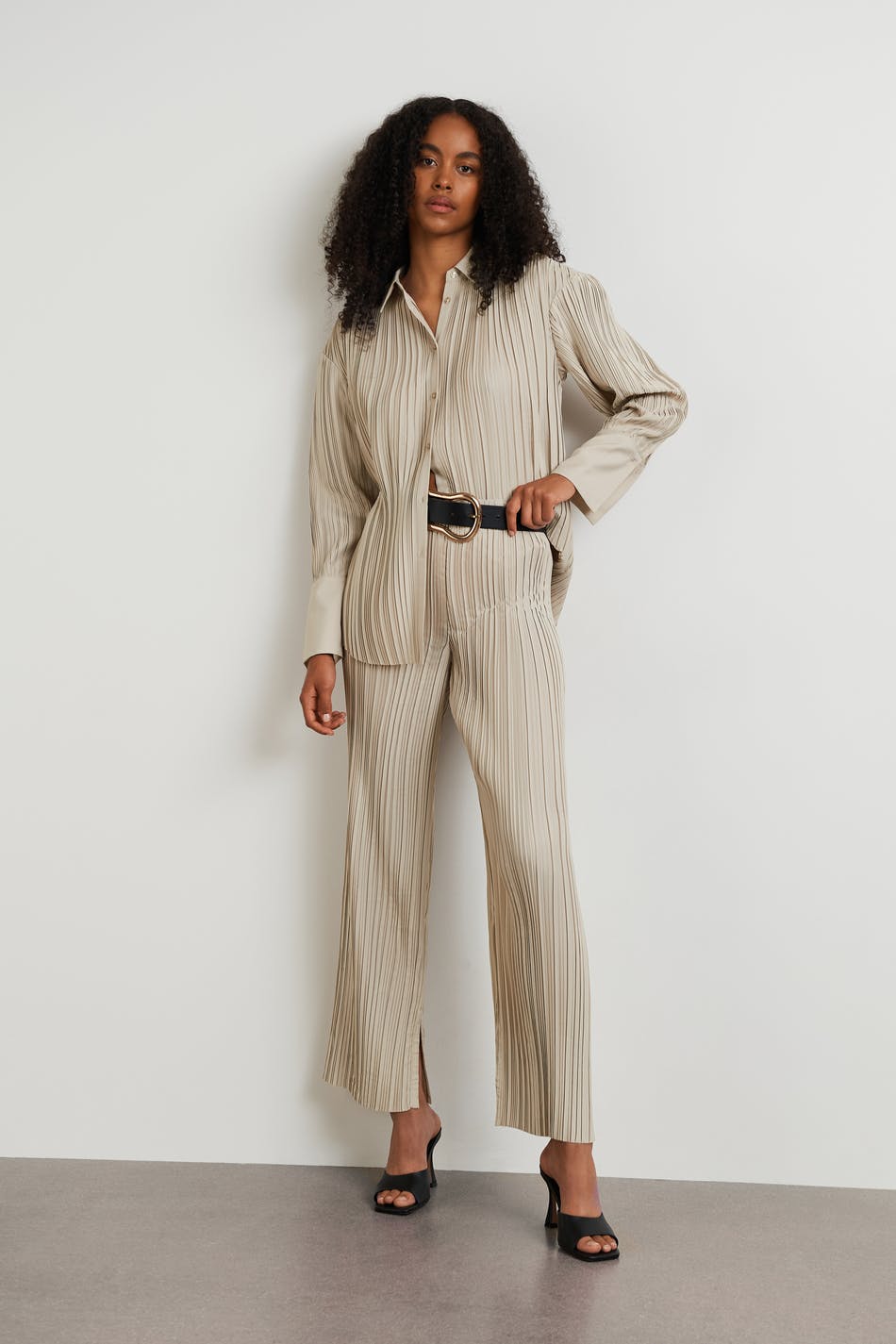 Acra pleated trousers