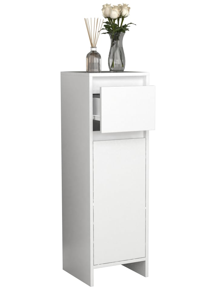 VCM  Badmöbel Midischrank Badschrank  Schublade Malira in Weiß günstig kaufen onesize