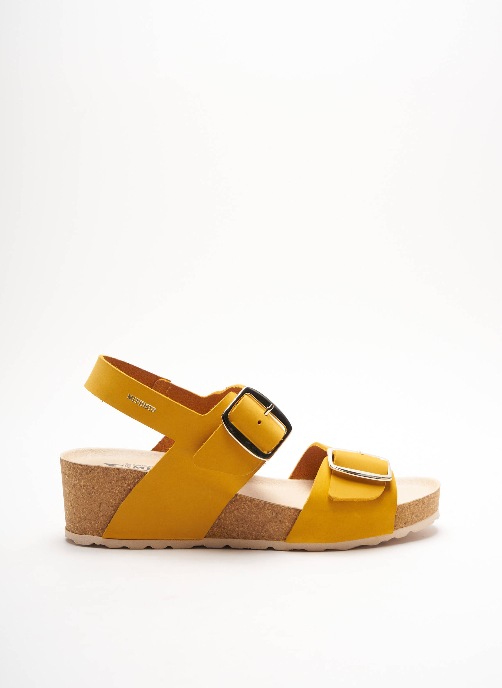 Mephisto Sandales Nu Pieds Femme couleur jaune