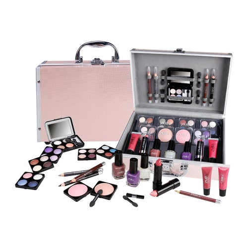 Estuche de maquillaje rosa de 42 piezas