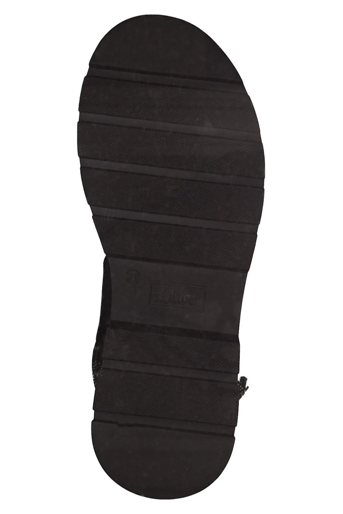 s.Oliver  Sandalette - Schwarz - Flacher Absatz