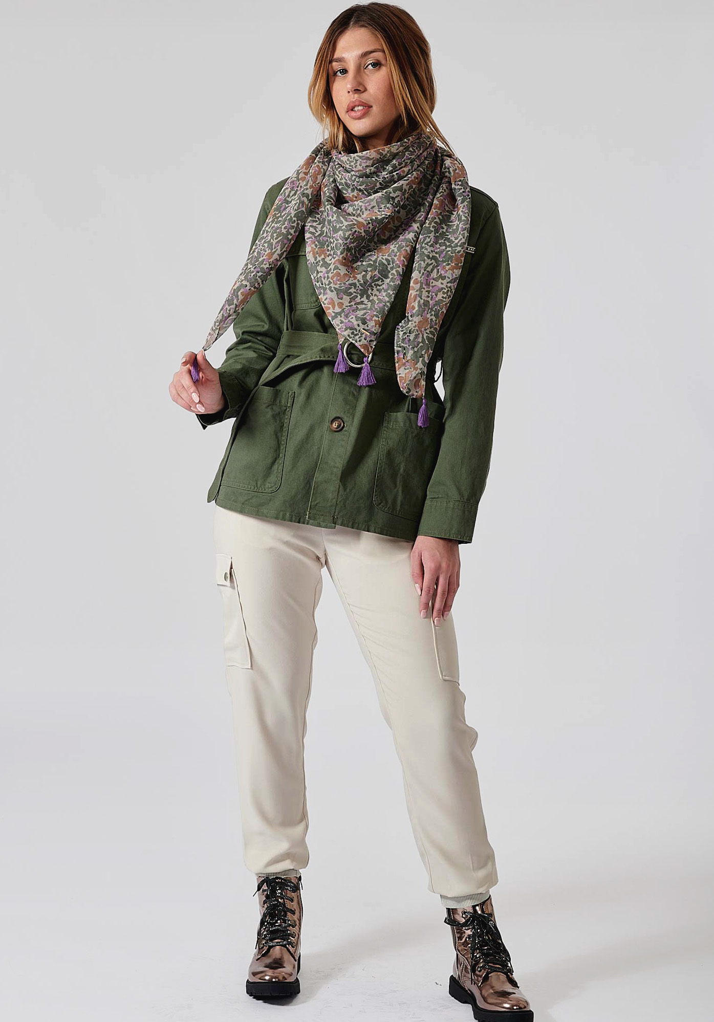 FOULI  Chèche multicolore femme