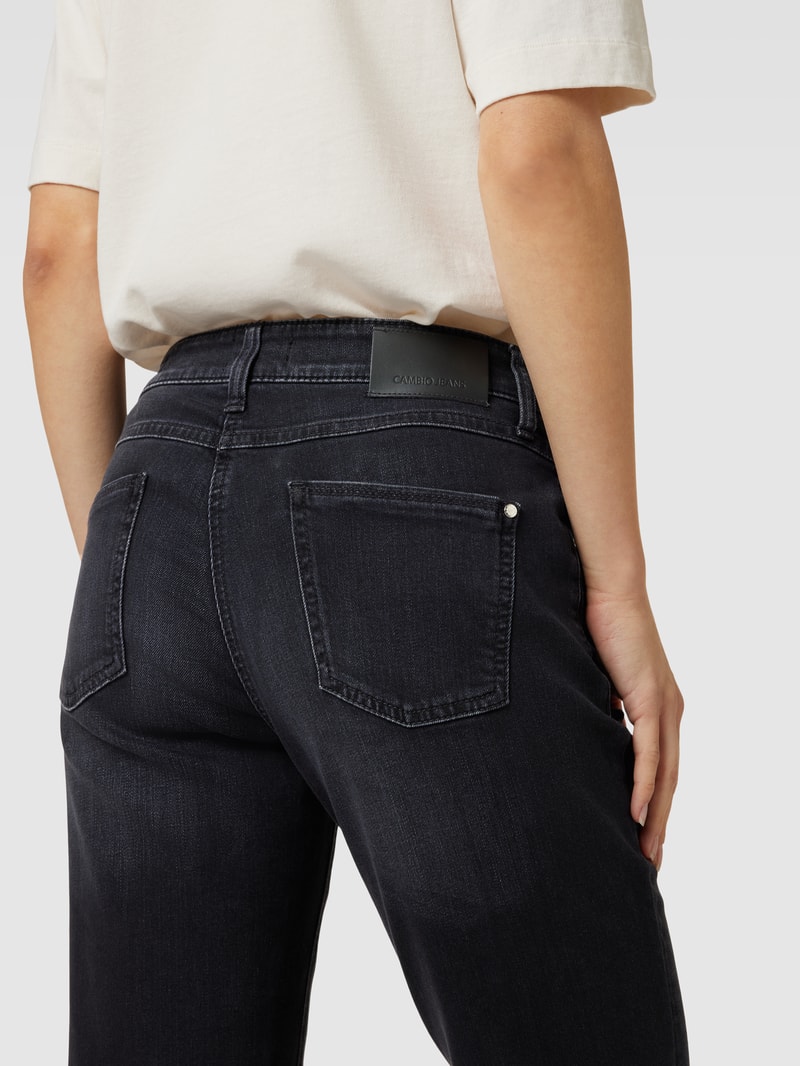 Jeans in verkürzter Passform Modell 'POSH' in schwarz