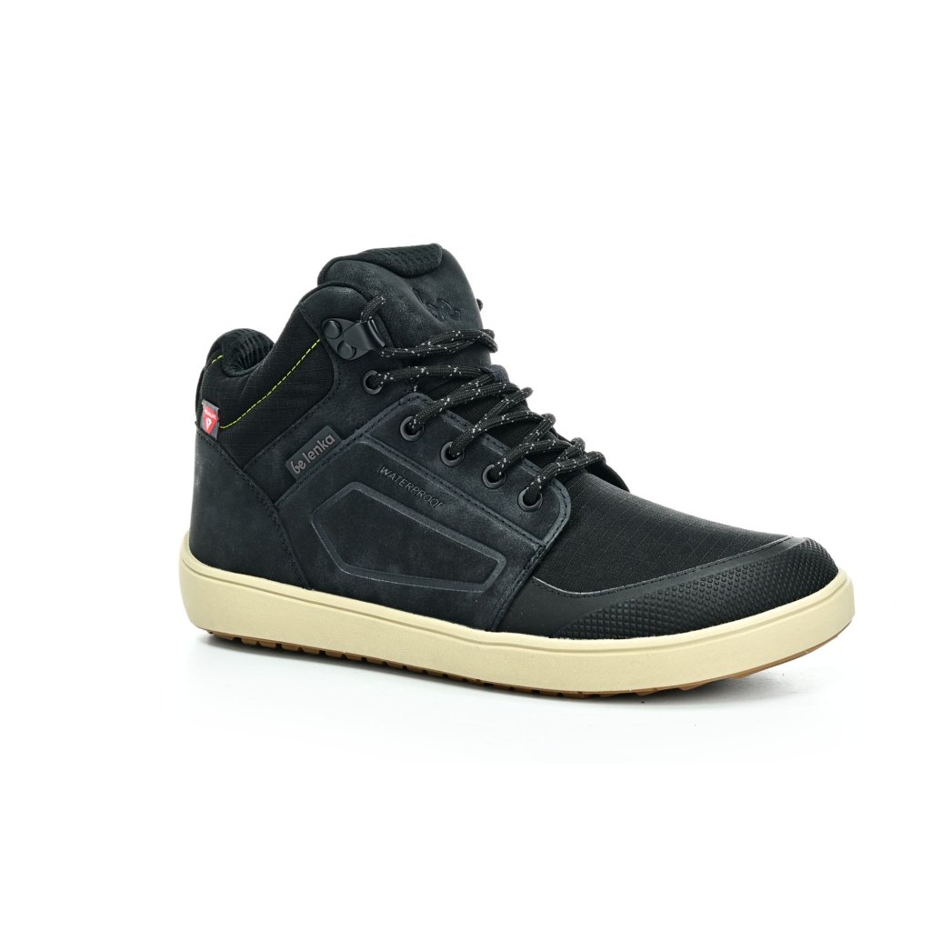 Be Lenka ArcticEdge Charcoal Black Barfußstiefeletten