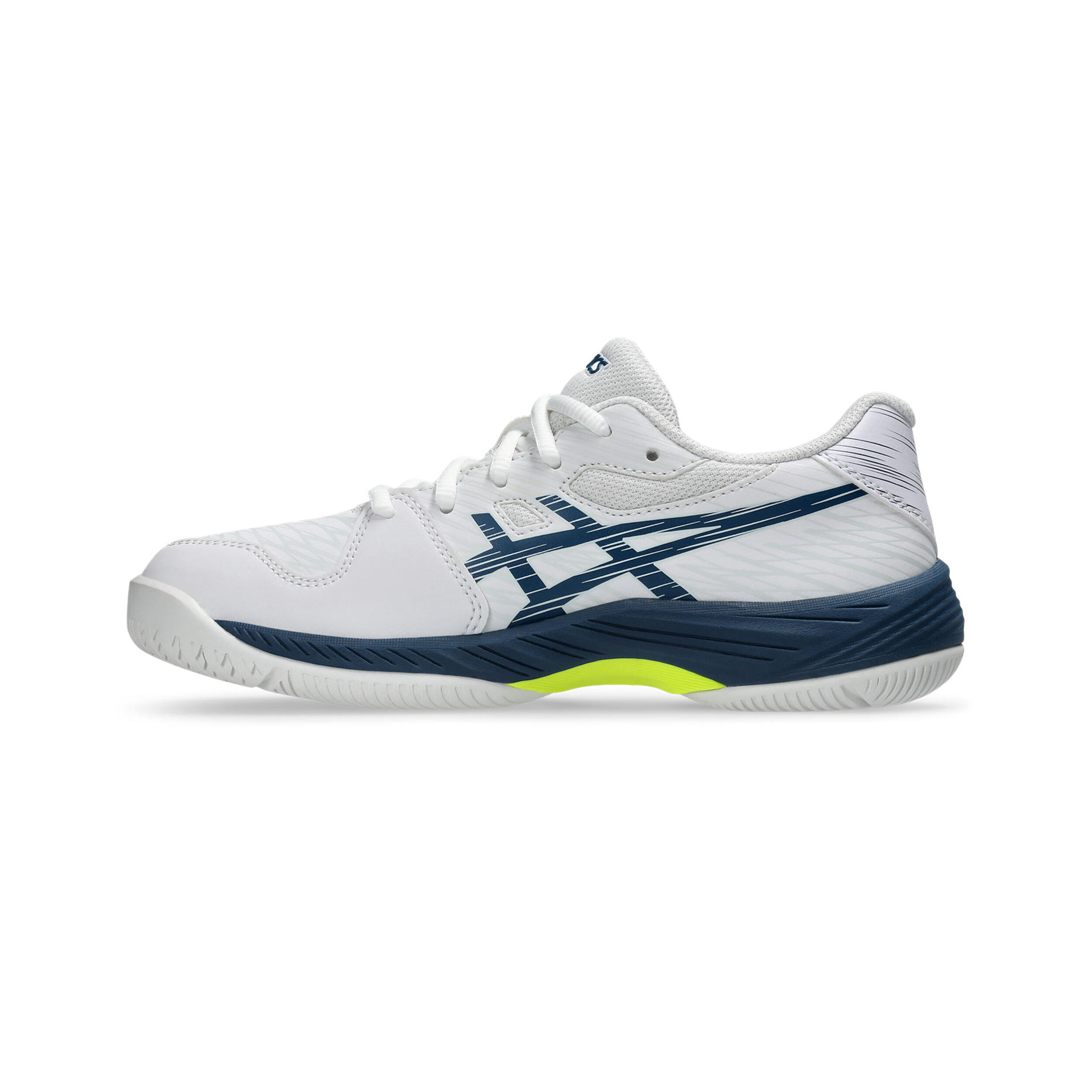 Gel-Game 9 GS Allcourtschuh Kinder - Weiß, Blau