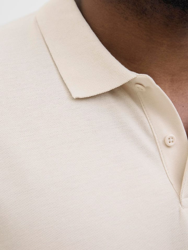 JACK & JONES PLUS Poloshirt in Moonbeam günstig kaufen 5XL