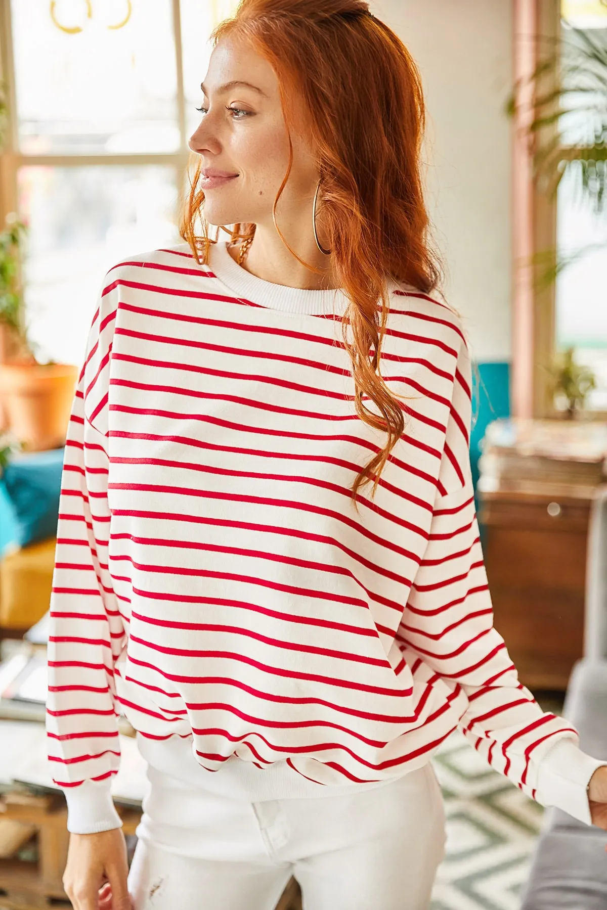 Olalook  Sweatshirt - Mehrfarbig - Oversized