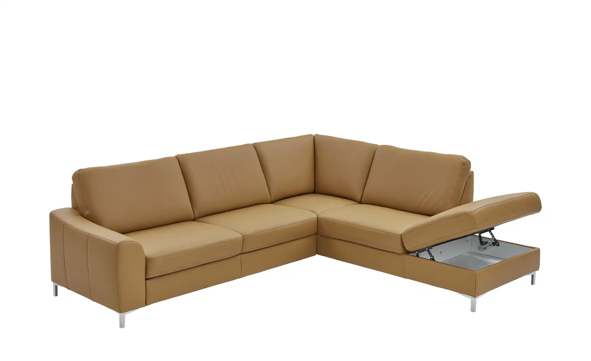 Kollektion Kraft Ecksofa mit Sitz und Rückenlehne aus Echtleder Lea