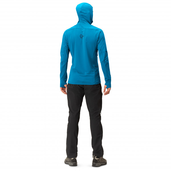 Norrøna - Falketind Power Grid Hood - Fleecejacke