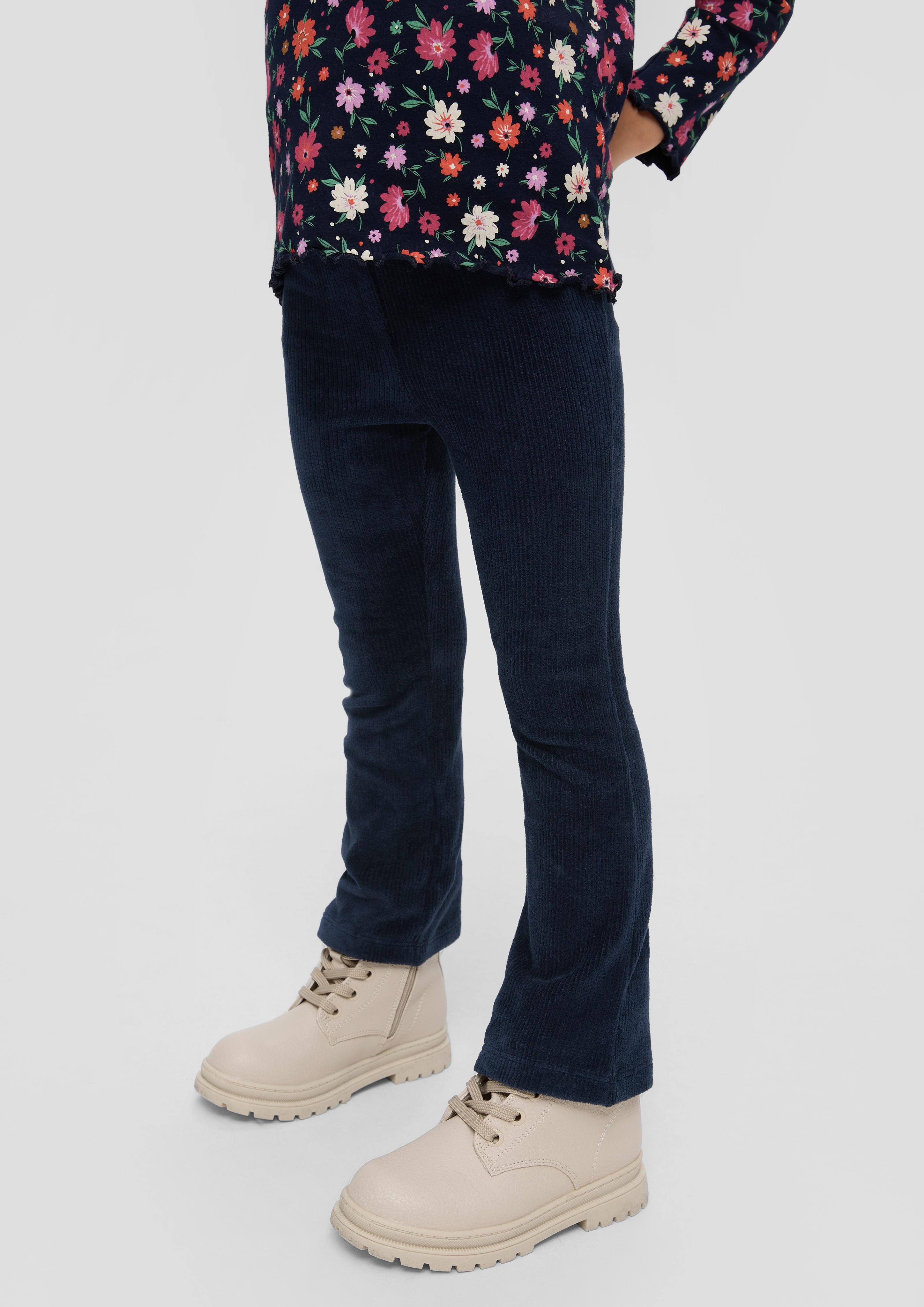 Samtleggings mit Flared Leg   2133920-5952