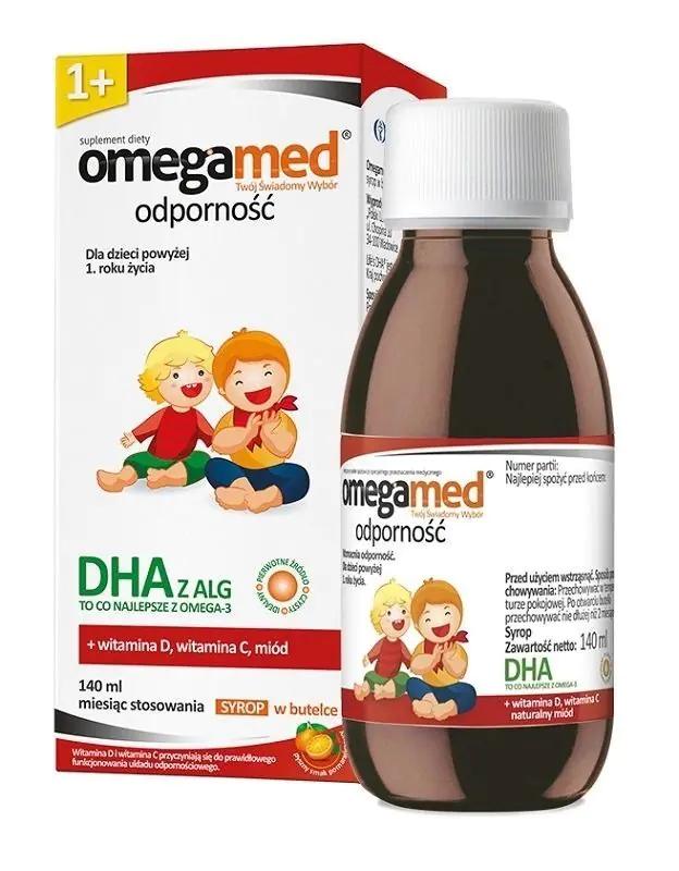 Omegamed Immunity, immunstyrkende sirup, til børn over 1 år