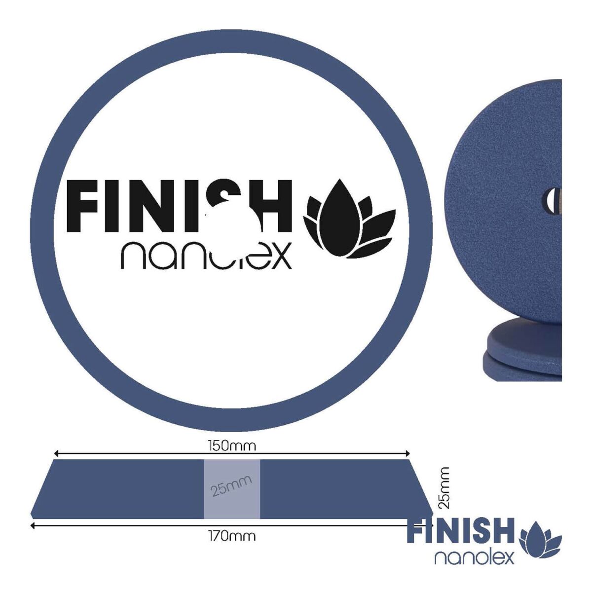 Nanolex Polierpad Finish DA 150mm soft
