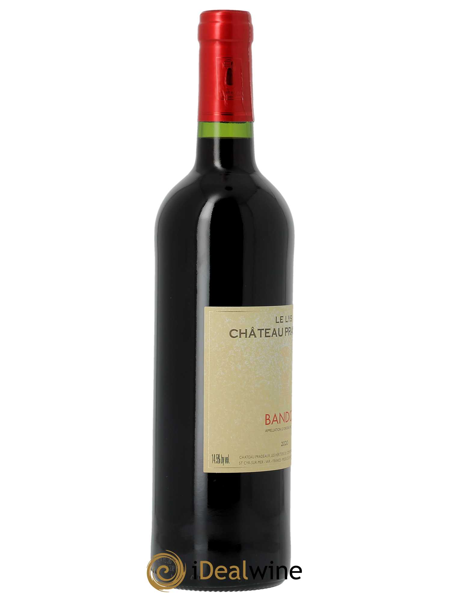 Bandol Château Pradeaux Le Lys Famille Portalis  2020 - Lot de 1 Bouteille