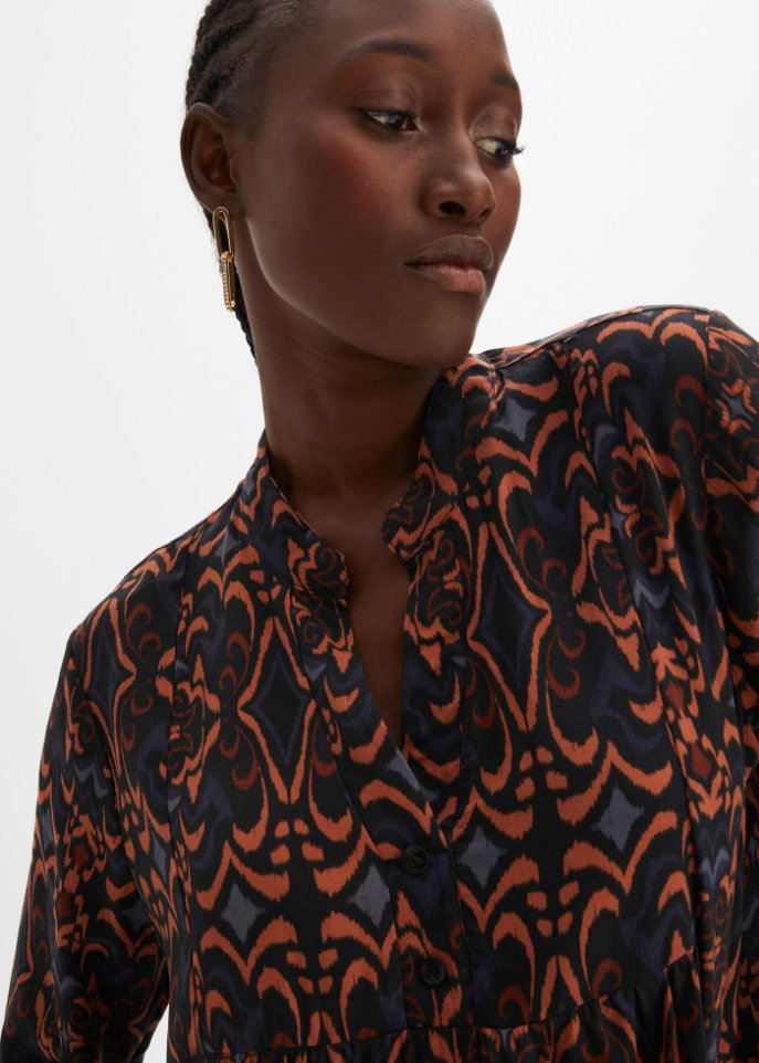 bedrucktes Tunika-Kleid