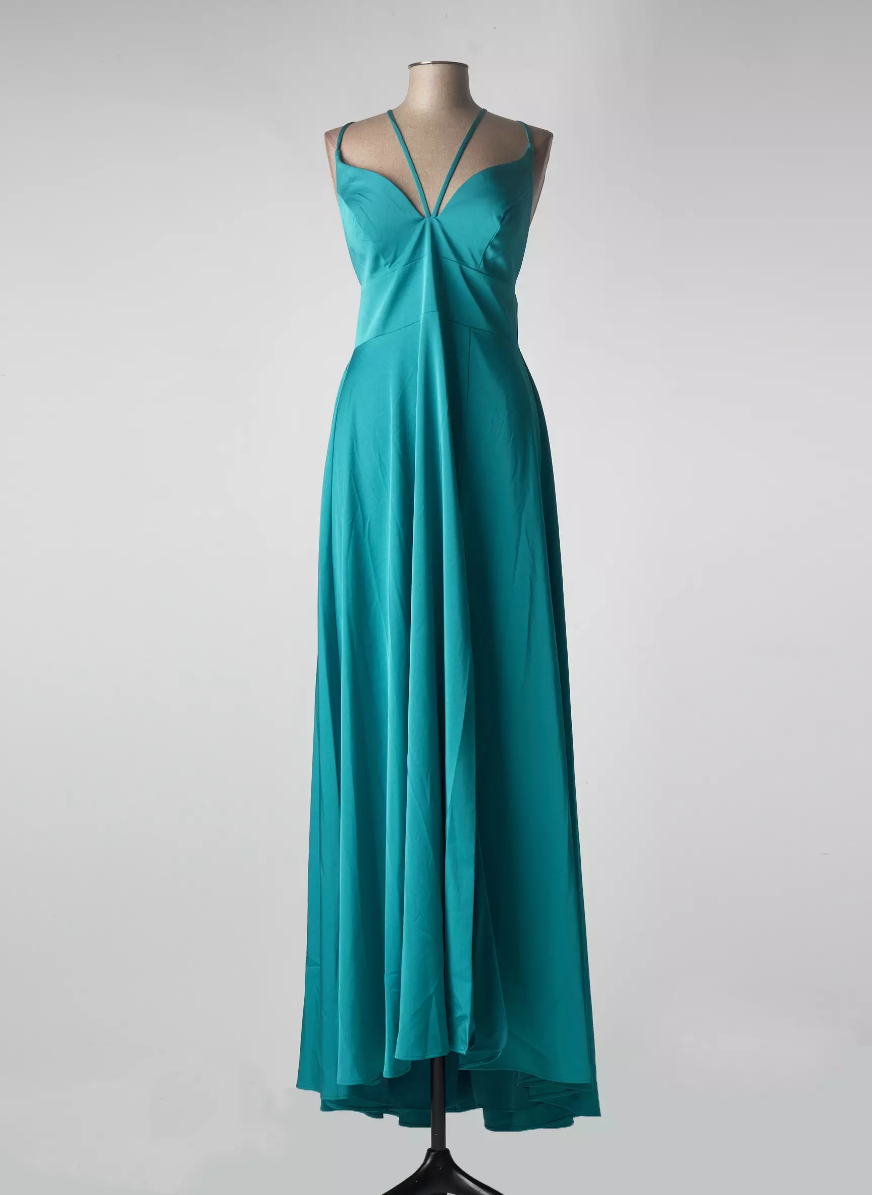 France Mode Robes Longues Femme couleur bleu
