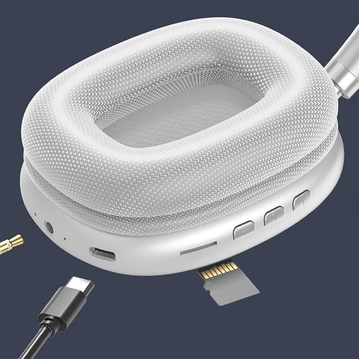 Diida Kabelloses Bluetooth-Headset, Headset für Musik, Gaming-Headset Funk-Kopfhörer (Geräuschunterdrückung, Stereo-Kopfhörer, Sport-Kopfhörer)