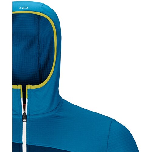 FLEECE GRID HOODY M