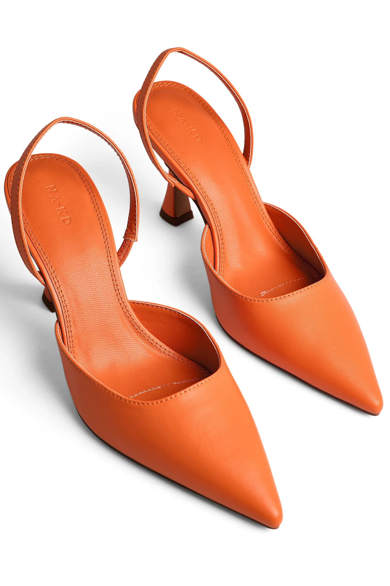 Schmale Sling-Pumps mit Sanduhrform
