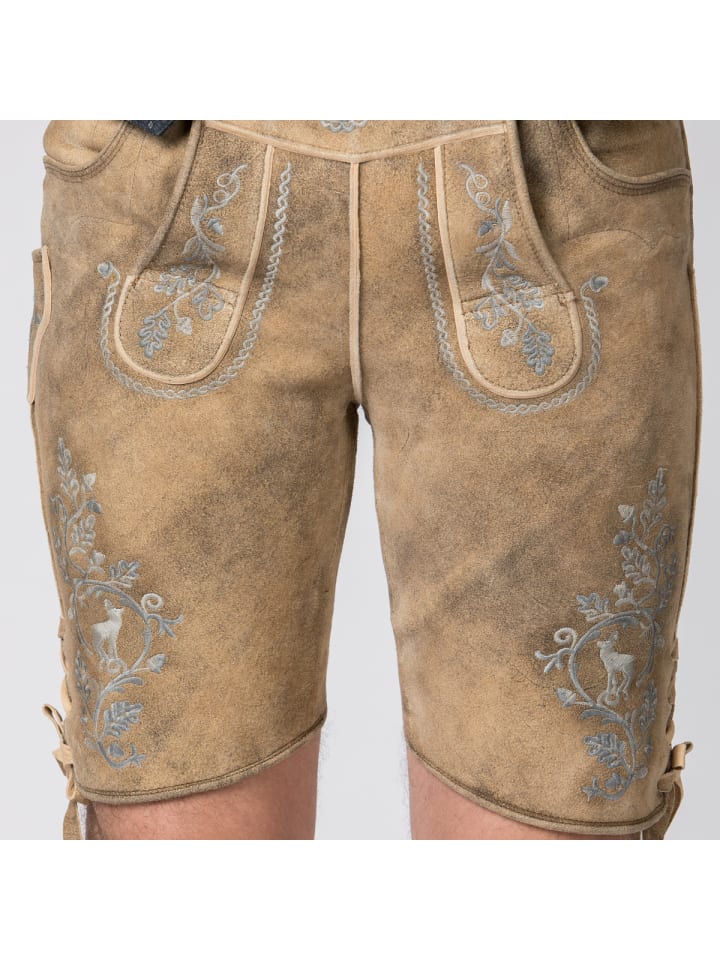 Stockerpoint Lederhose Girgl in braun günstig kaufen