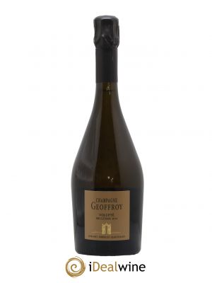 Champagne 1er cru Extra brut Blanc de Blancs Volupté Domaine Geoffroy 2014 - Lot de 1 Bouteille