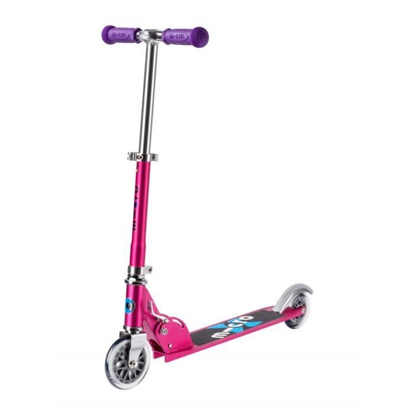 Trottinette pliable Enfant – Micro Light Rose rose
