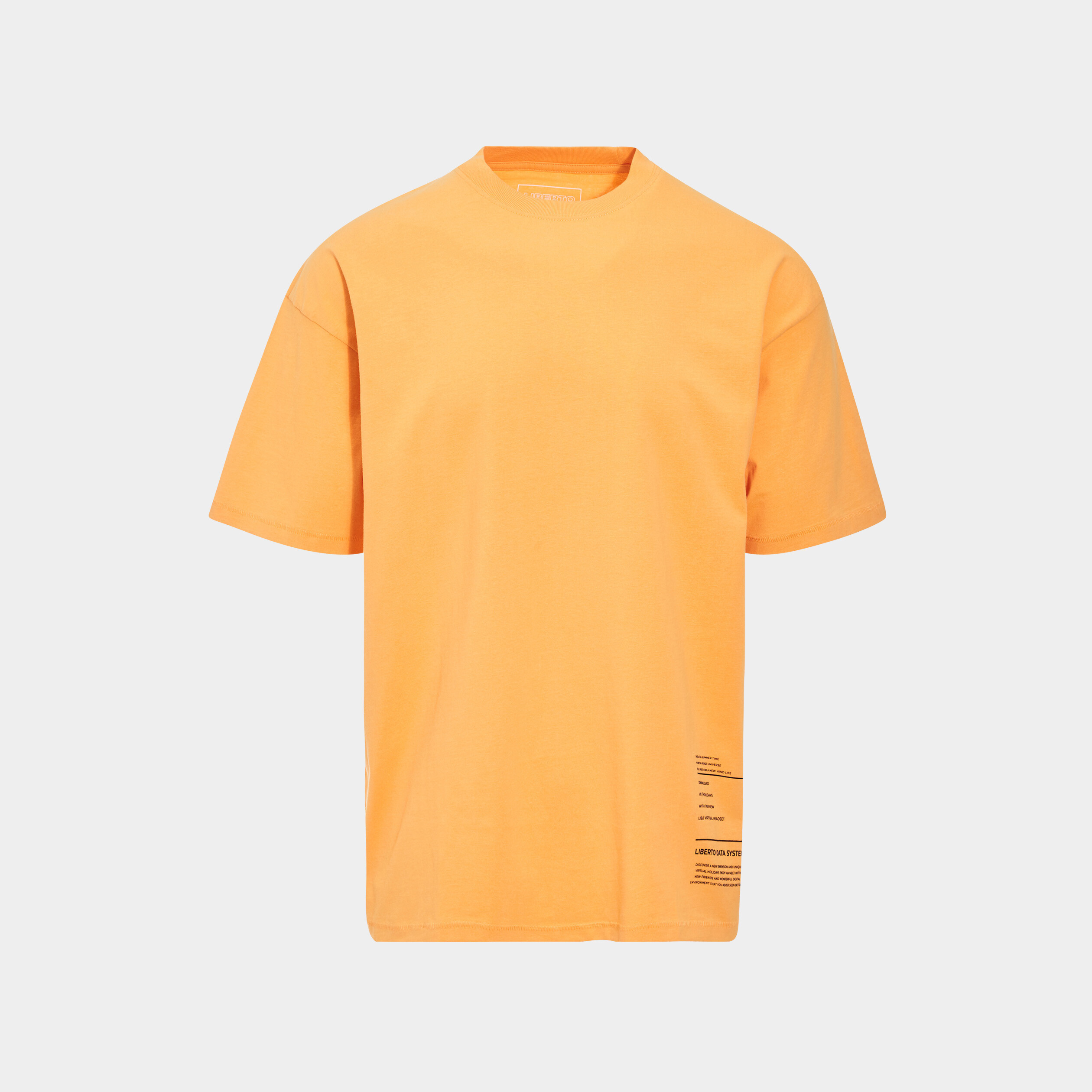 T-shirt manches courtes Liberto orange homme | La Halle