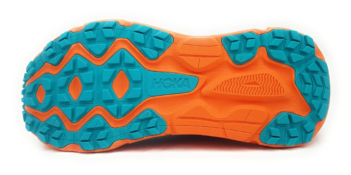 Hoka Chellenger ATR 7 1134498B Grün CVOR- Vibrant Orange