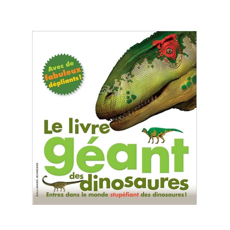 Livre Le livre géant des dinosaures - Gallimard Jeunesse