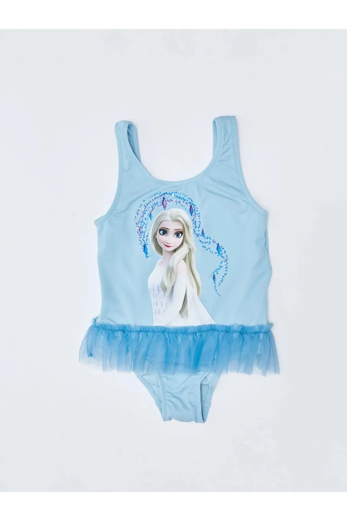 LC Waikiki  Lcw Kids Elsa Bedruckter Mädchen-Badeanzug mit flexiblem Stoff