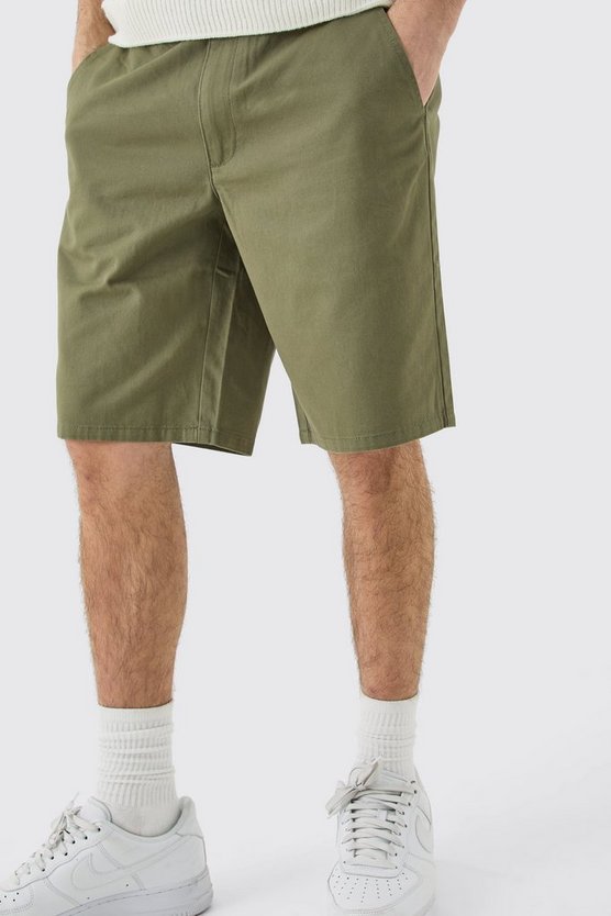 Lockere Khaki-Shorts
